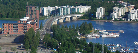 Jyväskylän silta ja Kuokkala maisemakuvassa
